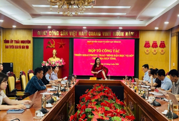 Đẩy mạnh triển khai các nhiệm vụ phong trào “Bình dân học vụ số” trên địa bàn tỉnh