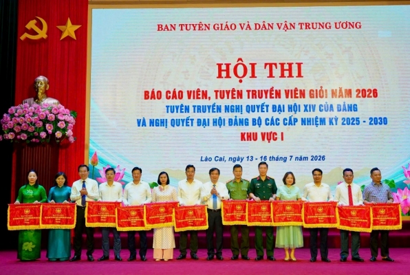 Thái Nguyên đạt 2 giải tại Hội thi Báo cáo viên, tuyên truyền viên giỏi khu vực I năm 2026