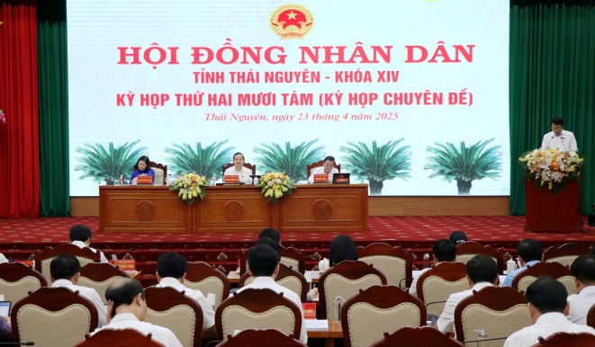 Hội đồng nhân dân tỉnh: Thông qua Nghị quyết về chủ trương sắp xếp, nhập tỉnh Bắc Kạn và tỉnh Thái Nguyên