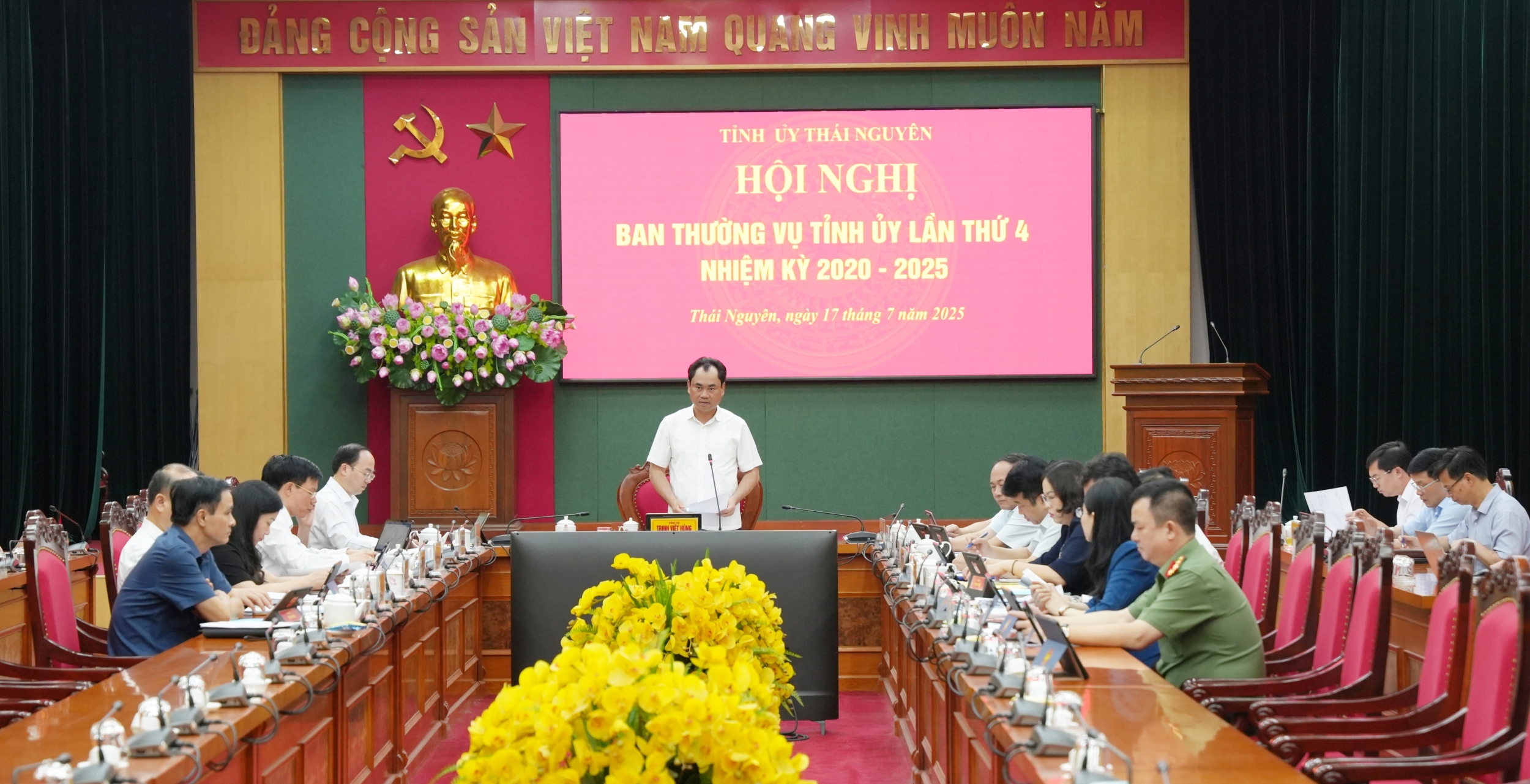 Hội nghị Ban Thường vụ Tỉnh ủy lần thứ tư, nhiệm kỳ 2020 - 2025