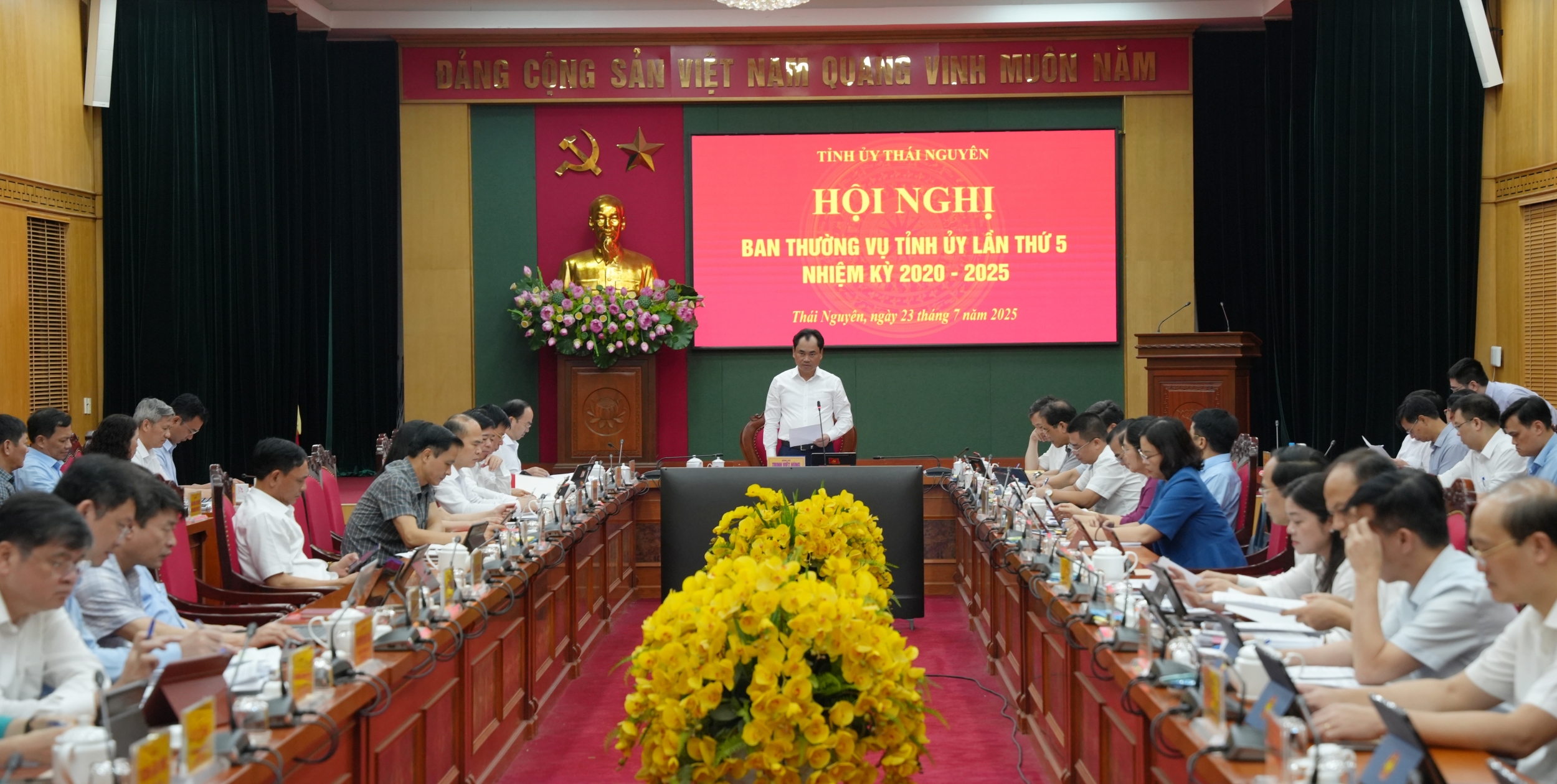 Hội nghị Ban Thường vụ Tỉnh ủy lần thứ năm, nhiệm kỳ 2020 - 2025
