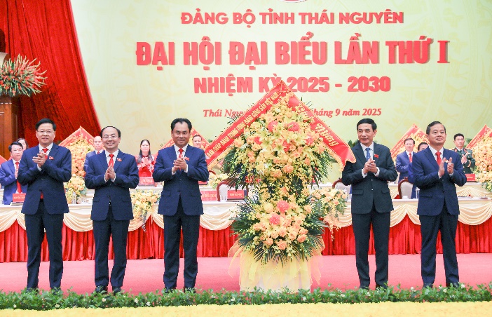 Khai mạc trọng thể Đại hội đại biểu Đảng bộ tỉnh Thái Nguyên lần thứ I, nhiệm kỳ 2025 - 2030
