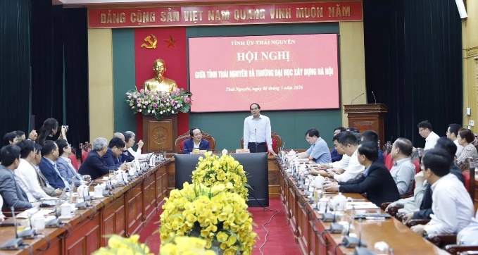 Tăng cường hợp tác giữa tỉnh Thái Nguyên và Đại học Xây dựng Hà Nội