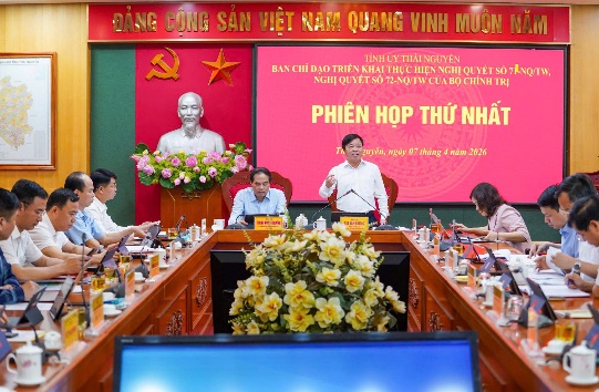 Phiên họp thứ nhất Ban Chỉ đạo triển khai thực hiện Nghị quyết số 71, 72-NQ/TW của Bộ Chính trị khóa XIII