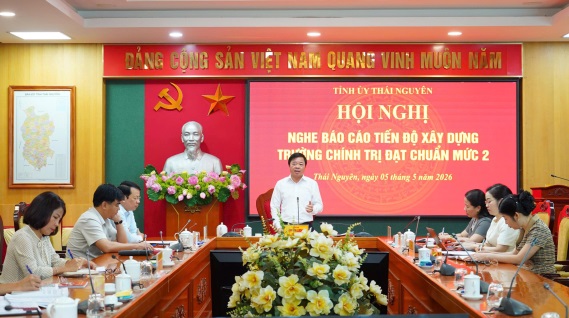 Đẩy nhanh tiến độ xây dựng Trường Chính trị tỉnh Thái Nguyên đạt chuẩn mức 2