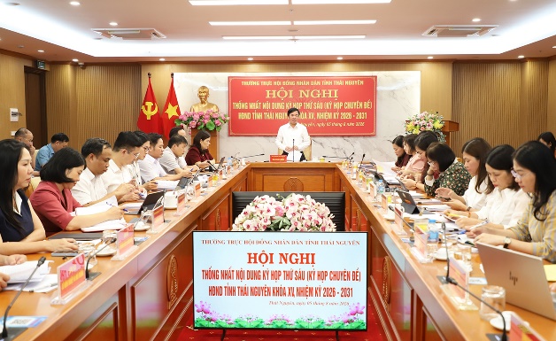 Thống nhất nội dung trình Kỳ họp thứ Sáu HĐND tỉnh khóa XV