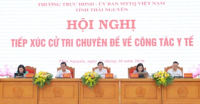 Thường trực HĐND và Ủy ban MTTQ Việt Nam tỉnh Thái Nguyên: Tiếp xúc cử tri chuyên đề về công tác y tế