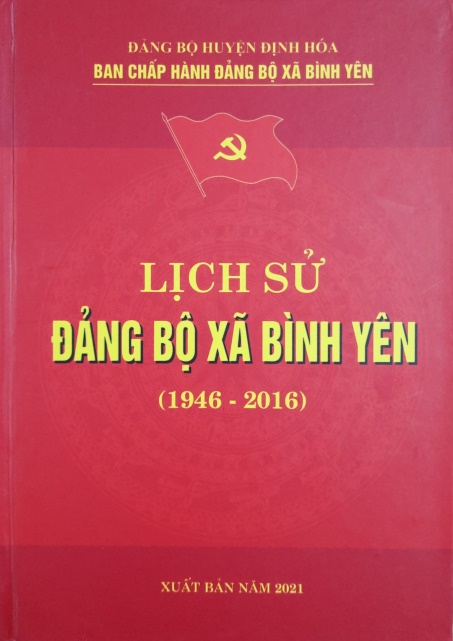 Lịch sử Đảng bộ xã Bình Yên (1946 - 2016)