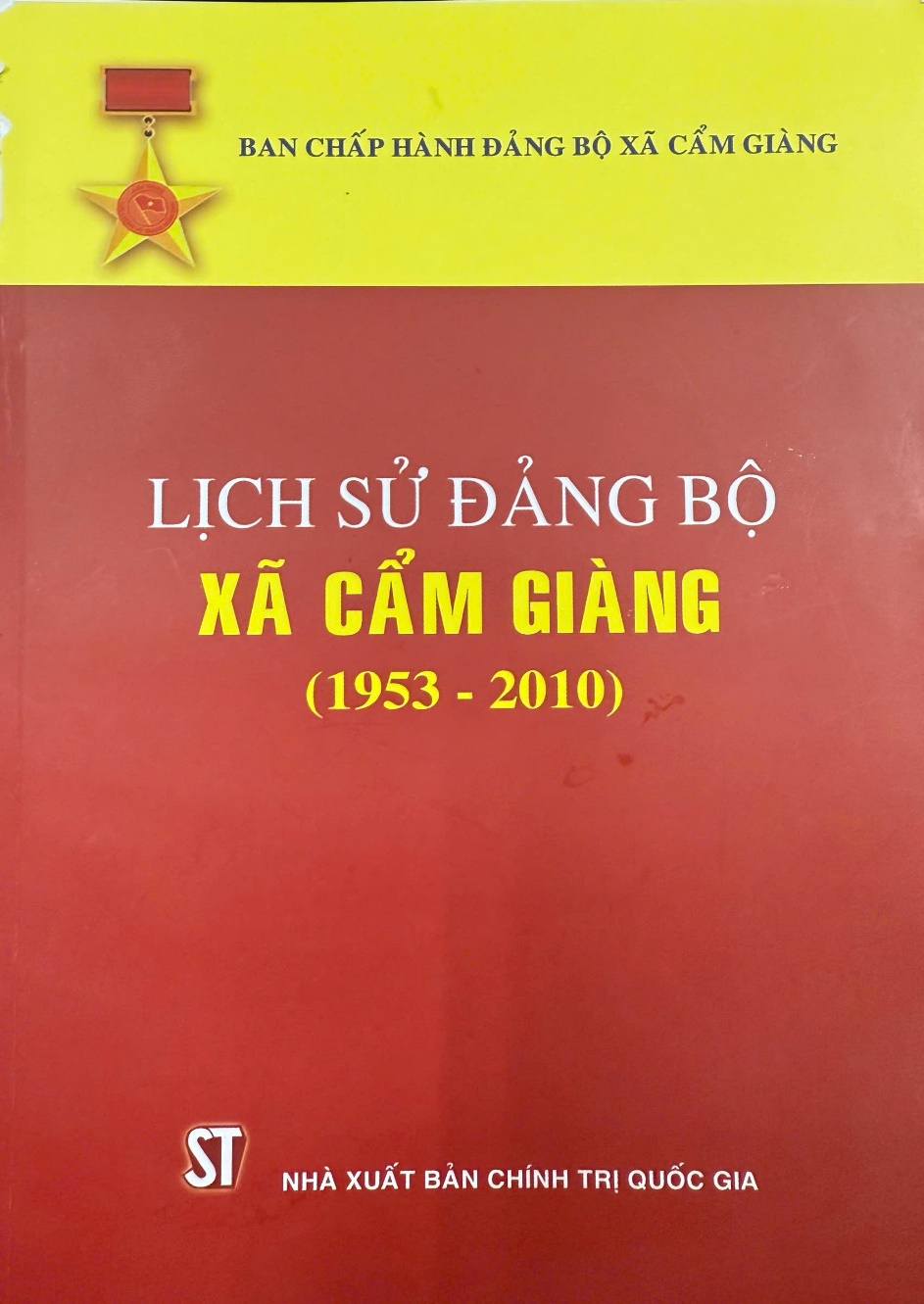 Lịch sử Đảng bộ xã Cẩm Giàng (1953 - 2010)